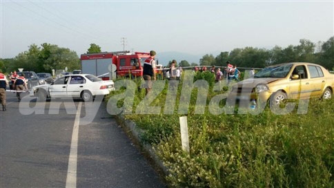 Erdoğdu Kavşağında Trafik Kazası
